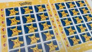 VIDÉO - Pour l'anniversaire de Pokémon, un timbre Pikachu imprimé en Dordogne - France Bleu