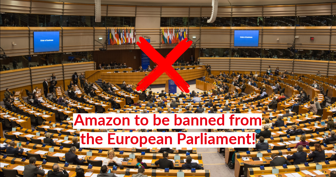 Sieg: Amazon-Lobbyisten sollen aus dem Europäischen Parlament verbannt werden