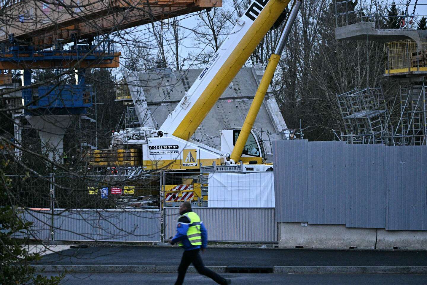 Près de Toulouse, un mort et trois blessés dans l’effondrement d’un viaduc en construction