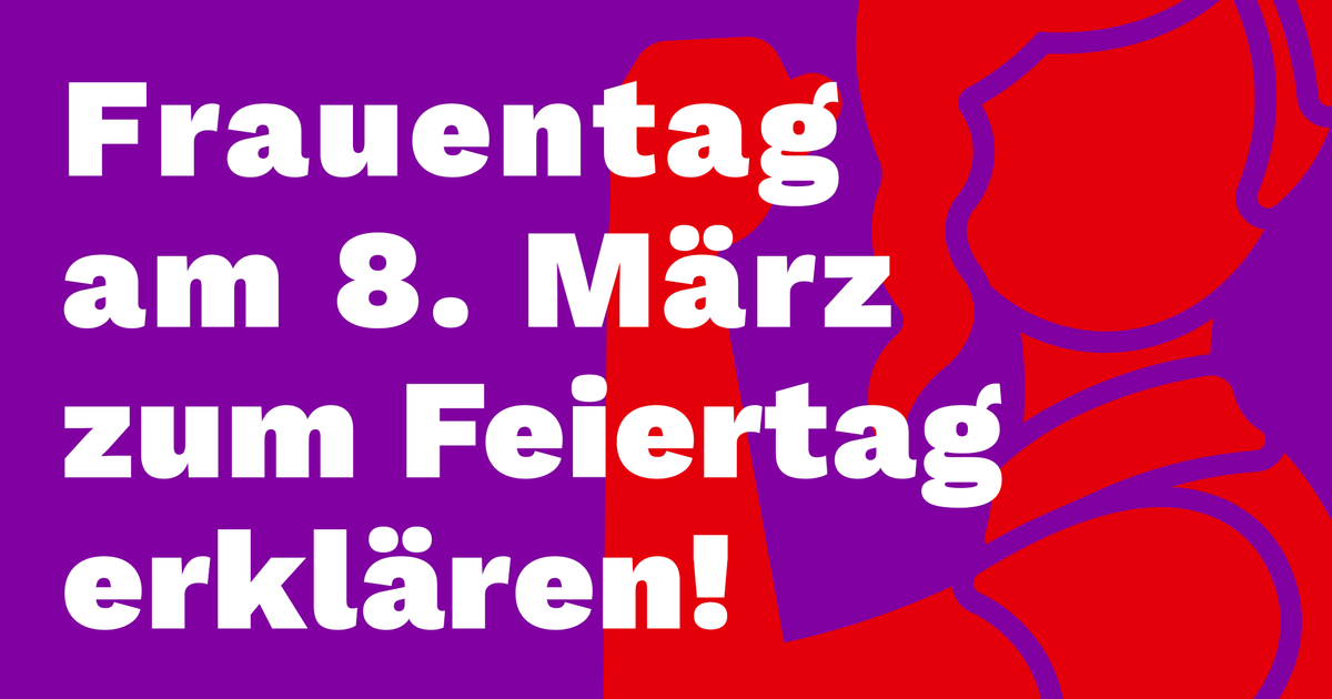 Stange: Gleichstellung würdigen, 8. März zum Feiertag machen!: DIE LINKE. Fraktion im Thüringer Landtag