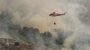 Plus de 500 hectares de végétation brûlés dans un incendie en Espagne après des températures anormalement élevées
