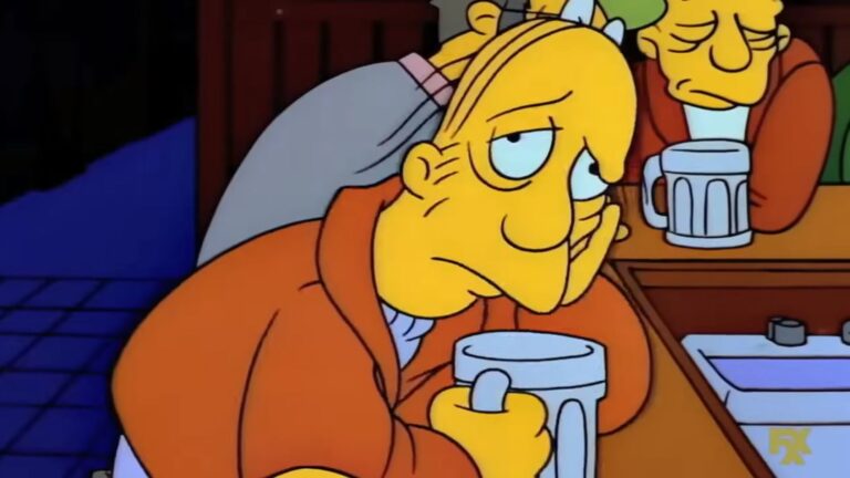 Que sestil vraiment passé avec Larry the barfly dans les Simpson
