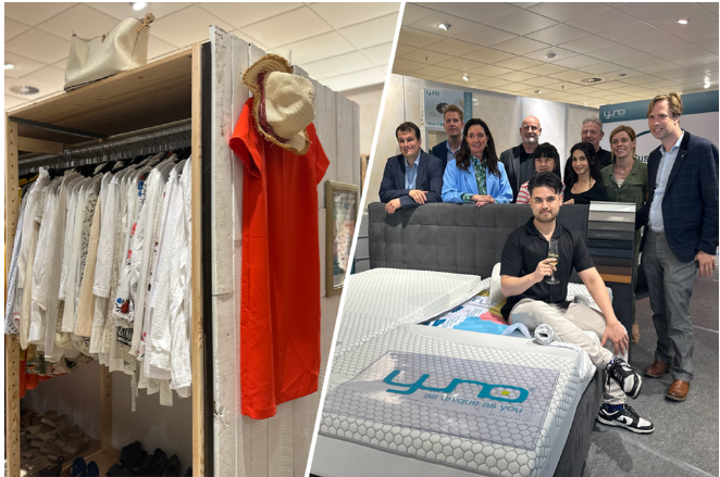 Opnieuw&Co en Slaapconcept Yuno openen pop-up in Lierse winkelstraat